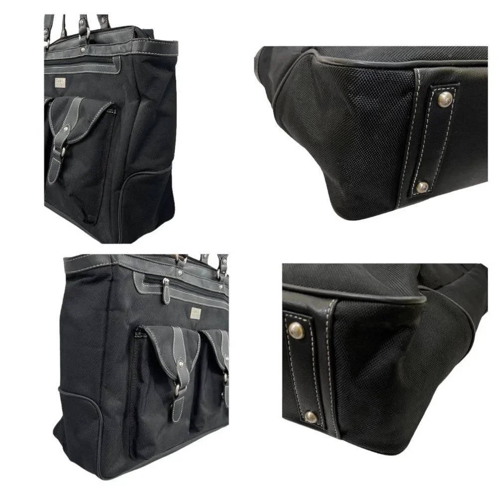 Clark & Mayfield Marquam Metro Black Laptop Tote Bag